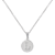 Initial L Charm Pendant Necklace In Silver-Tone