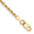 10k Yellow Gold 2mm Diamond-Cut Rope Link Bracelet