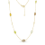 Multi-Gem 14k Yellow Gold Necklace 5.82ctw