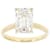 Lab-Grown Diamond Emerald-Cut Solitaire Ring In 14K Gold 3.00ct