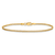 14k Yellow Gold 1.85mm Curb Link Bracelet, 7 Inches