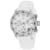 Oceanaut Women's Tune White Dial, White Rubber Strap Watch