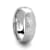 CHANDLER Domed Hammered Finish White Tungsten Ring 8mm