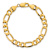10k Yellow Gold 8.75mm Flat Figaro Link Bracelet
