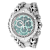 Invicta Gladiator 58.30mm Turquoise Dial Stainless Steel Band Quartz Watch