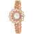 Christian Van Sant Women's Chantilly White Dial, Rose Stainless Steel Watch