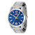 Invicta Celestial 43mm Blue Dial Stainless Steel Band Quartz Watch