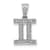 Rhodium Over 14K White Gold Diamond Gemini Zodiac Pendant