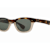 Garrett Leight Lo B Cappuccino Oval Frame / Pure Lenses Sunglasses