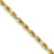 10k Yellow Gold 1.3mm Diamond-Cut Rope Link Bracelet