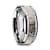 BUCK Polished Beveled Tungsten Carbide Men's Wedding Band with Ombre
Deer Antler Inlay 8mm