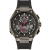 Bulova Men's Precisionist Black Dial, Black Rubber Strap Watch