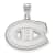 Rhodium Over Sterling Silver NHL LogoArt Montreal Canadiens Medium Pendant