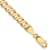 14k Yellow Gold 5.25mm Open Concave Curb Link Bracelet