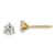 14K Yellow Gold Certified Lab Grown Diamond 1/2ct. VS/SI GH+, 3 Prong
Stud Earrings