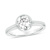 1.00ct Lab Grown Diamond Bezel Set Ring in 14k White Gold