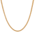 Men's 3.5mm Franco Box Chain Necklace In 18K Yellow Gold Over Stainless
Steel 24 Inch