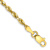 10k Yellow Gold 2.5mm Diamond-Cut Rope Link Bracelet
