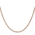 14k Rose Gold 1.40mm Wheat Chain 24"
