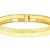 Polished 10mm Hinge Bangle Bracelet In 18K Gold Over Sterling Silver
