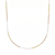 Tri-Tone Sterling Silver Box Chain Necklace-20"
