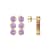 Lab Created Alexandrite Sapphire 18k Yellow Gold Over Silver June
Birthstone Earrings 4.90ctw