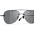 Chanel Black Aviator Frame / Gray Lenses Sunglasses