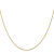 14k Yellow Gold 0.95mm Parisian Wheat Chain 18 Inches