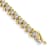 14K Yellow and White Gold Lab Grown Diamond VS/SI GH, Bracelet
