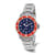Charles Hubert Stainless Steel Blue Dial Watch