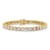14K Yellow Gold VS/SI GH, Lab Grown Diamond Tennis Bracelet