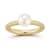 Rachel Zoe Freshwater Pearl Solitaire Pave Band Ring in 14K Gold Over
Sterling Silver