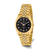 Mens Charles Hubert IP-plated Stainless Steel Black Dial Watch
