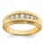 10K Yellow Gold Lab Grown Diamond, SI1/SI2, G H I, Men's Ring