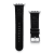 Gametime MLB Texas Rangers Black Leather Apple Watch Band (42/44mm S/M).
Watch not included.