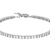 CZ Tennis Bracelet In Platinum-Enhanced Sterling Silver 6.89ctw