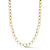 Rachel Zoe Circular Link Chain Necklace in 14K Gold Over Brass