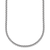 Rhodium Over Sterling Silver 2.7mm Box 24 Inch Chain
