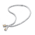 29.43ctw Yellow Cubic Zirconia, Rhodium Plated over Sterling Silver
Two-Stone Tennis Collar Necklace