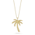 Sterling Statements 14K Yellow Gold Over Sterling Silver Palm Tree
Pendant Necklace