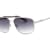 Guess Shiny Dark Nickel Frame / Gradient Smoke Lenses Sunglasses