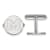 Rhodium Over Sterling Silver LogoArt University of Michigan Cuff Links