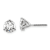 Rhodium Over 14K Gold Lab Grown Diamond 2ct. VS/SI GH+, 3 Prong
Screwback Earrings