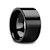 MORPHEUS Flat Black Tungsten Ring 12mm
