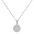 Initial D Charm Pendant Necklace In Silver-Tone