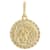 Leo Zodiac Medallion Pendant In Solid 14K Yellow Gold