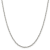 Sterling Silver 3mm Fancy Patterned Rolo Chain Necklace