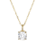 White Cubic Zirconia 18k Yellow Gold Over Sterling Silver April
Birthstone Pendant 6.71ctw