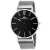 Oceanaut Men's Magnete Black Dial, Stainless Steel mesh Watch