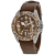 Christian Van Sant Men's Montego Brown Dial, Brown Leather Strap Watch